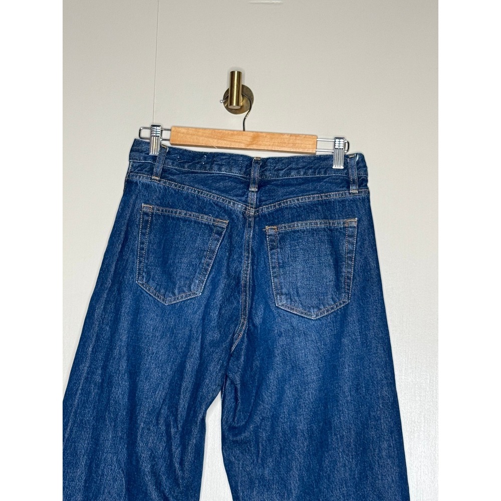 FRAME The Loose Jeans Size 25 Dark Wash High Rise Wide Leg Denim - Picture 6 of 9
